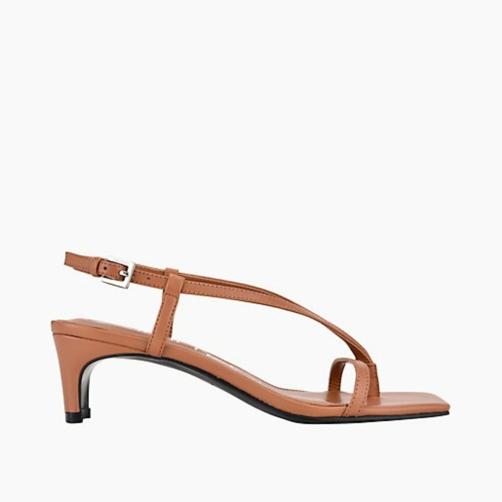Calvin Klein Women's Willo Scrappy Leather Heel
